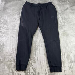 Nike Tech Fleece black streetwear athleisure jogger sweatpants mens Large